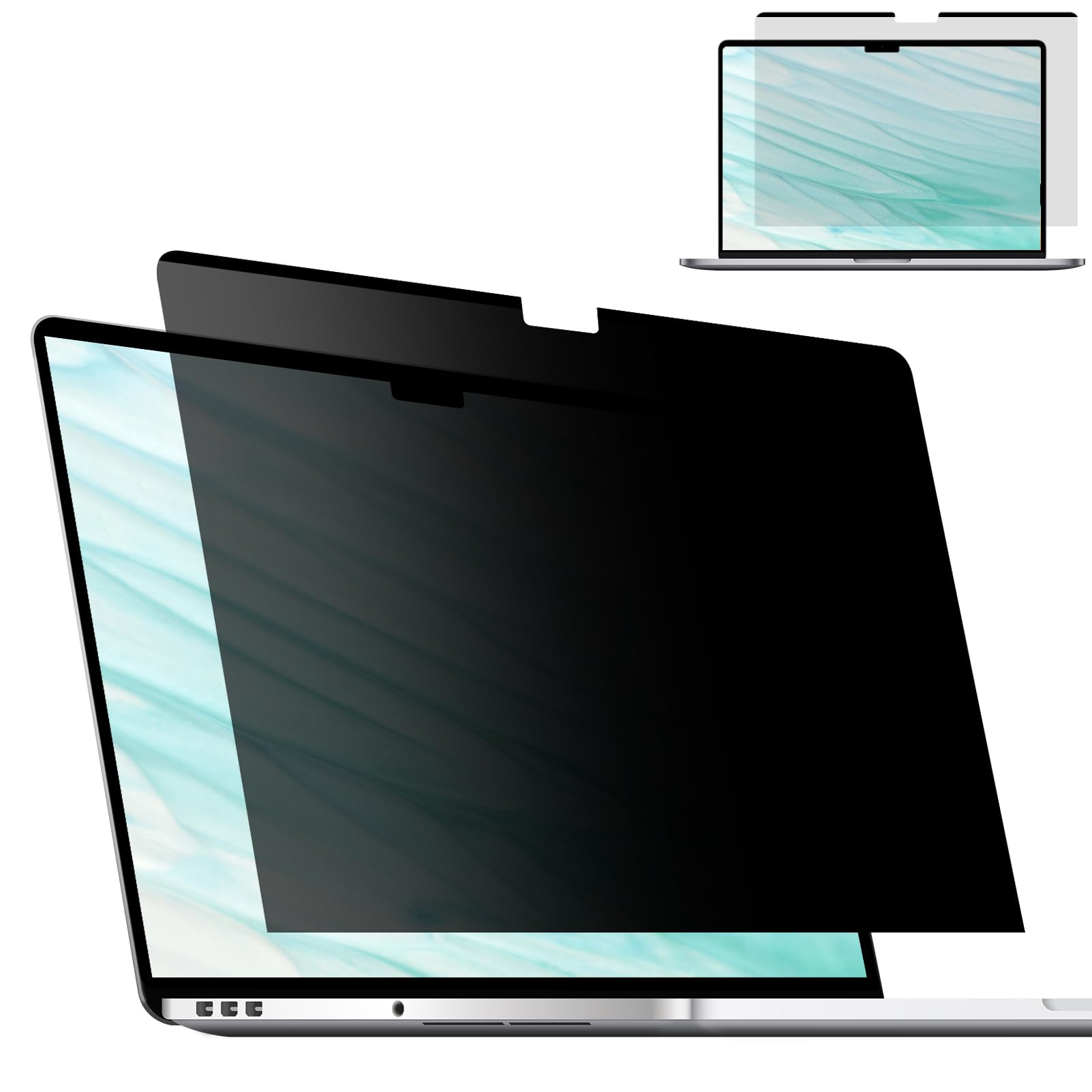 Magnetic Privacy Screen Compatible with 2019 MacBook Pro 16 Inch Screen Protector (A2141), Removable Anti Blue Light Glare &amp; Anti Scratch Computer Privacy Shield for Mac Pro 16.1"