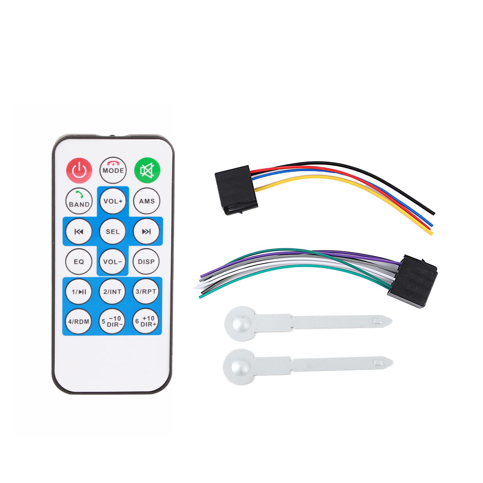 AutoRadio klasyczne automatyczne stereo odtwarzacz muzyczny MP3 z USB SD AUx FM InDash jednostka główna do motocykli (12V)