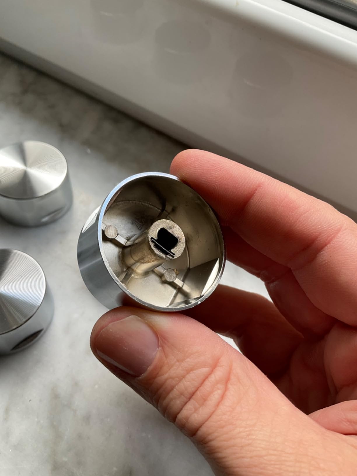 Set 6 Manopole Forno A Gas In Metallo - Pomelli 6mm Per Stufe E Piani Cottura - HATANSE - Foto 9