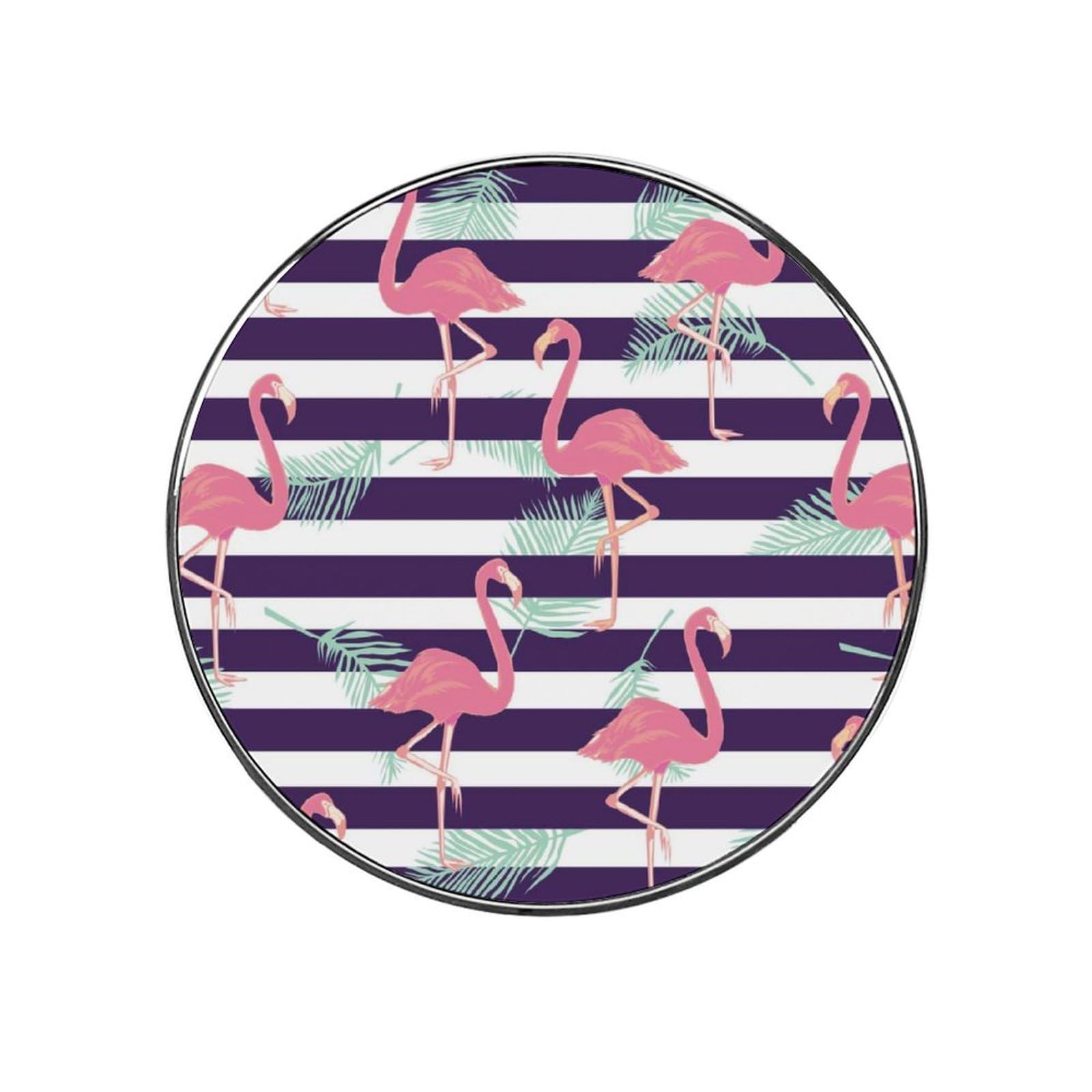 Pink Flamingo Alloy Fridge Magnet For Office Cabinet Refrigerator Whiteboard Photo