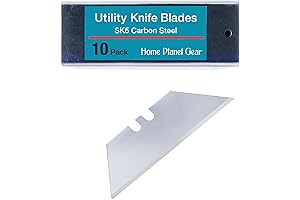 Ten-Pack Utility Knife Blades for Precision Cutting: Blades You Can Trust