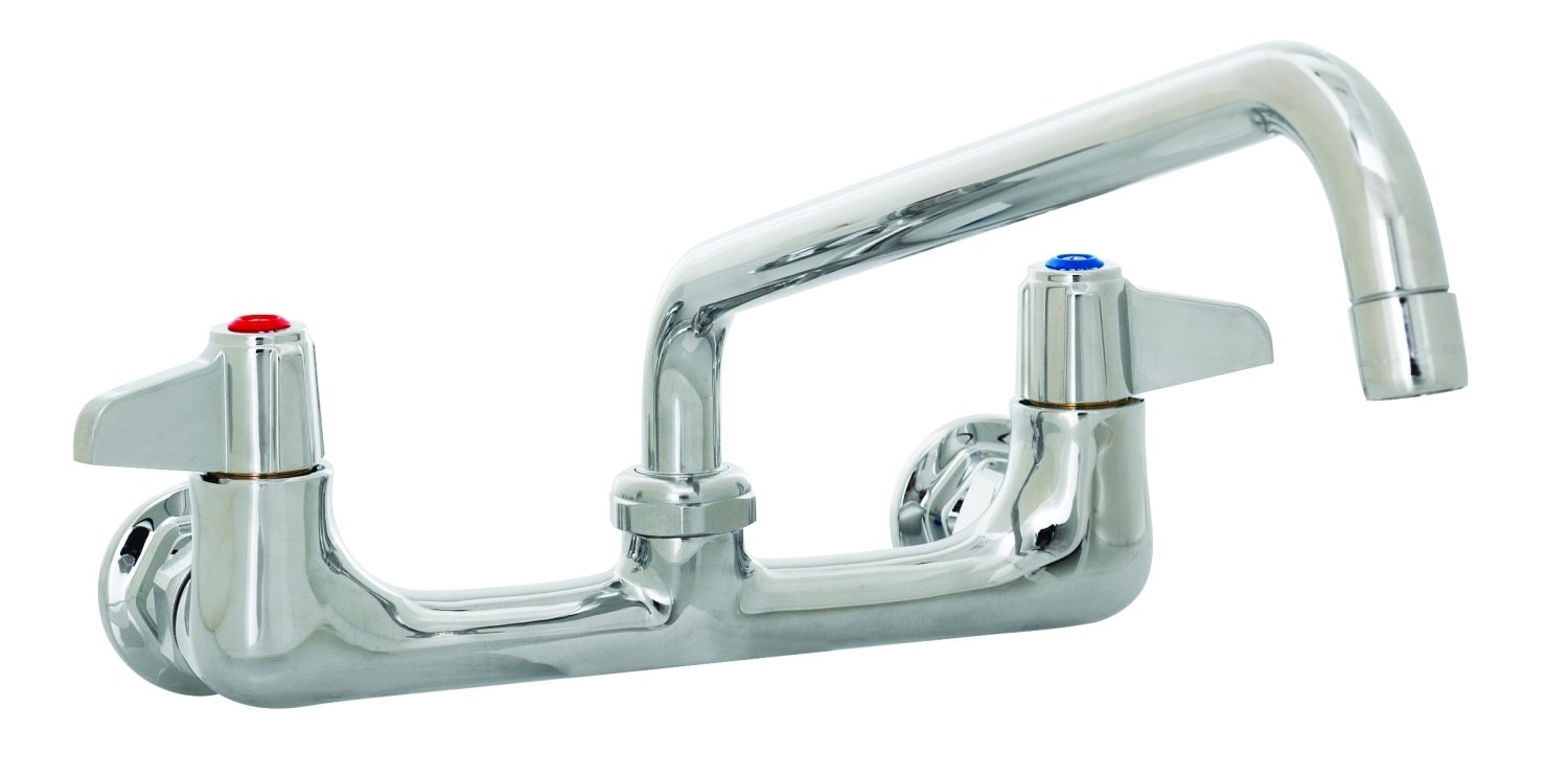 T&S Brass 5F-8WLX10 Duvara Monte Musluk 20 cm Merkezler ve 25 cm Döner Nozulu