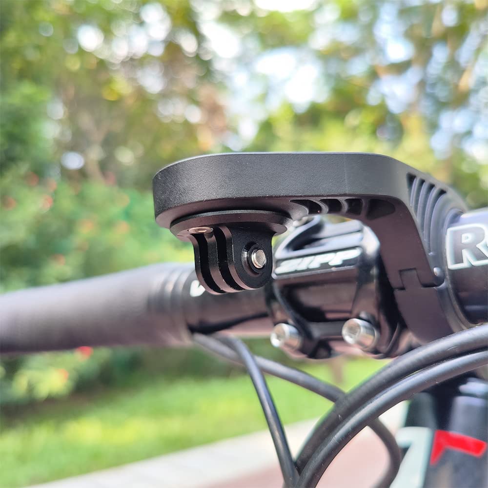 Cestbon Adaptador Combo de Montaje para Garmin Edge Compatible con Cámara o Faro, Adaptador Universal Extendido de Montaje Frontal de Liberación Rápida
