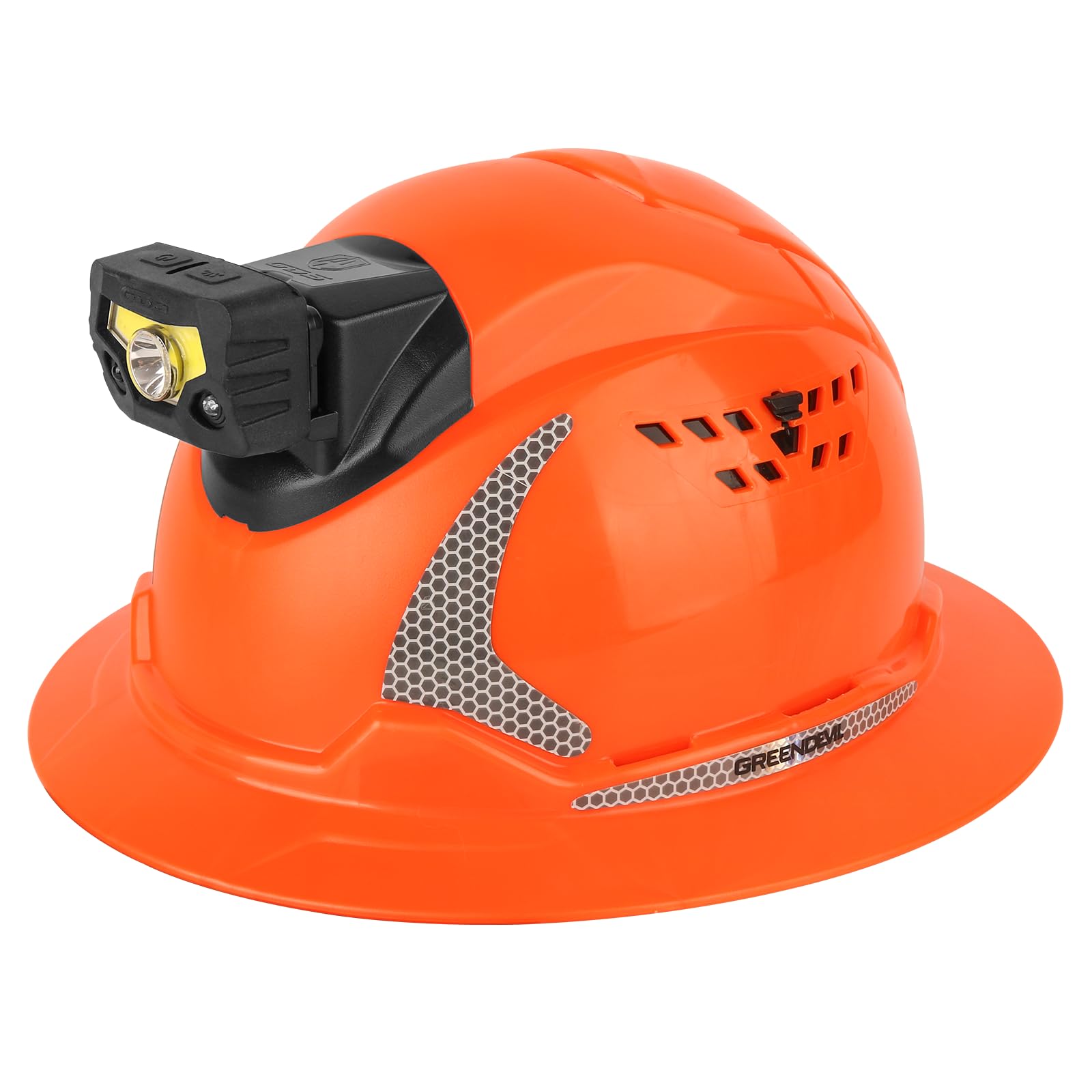 Snapklik.com : GREEN DEVIL Matrix Full Brim Hard Hat