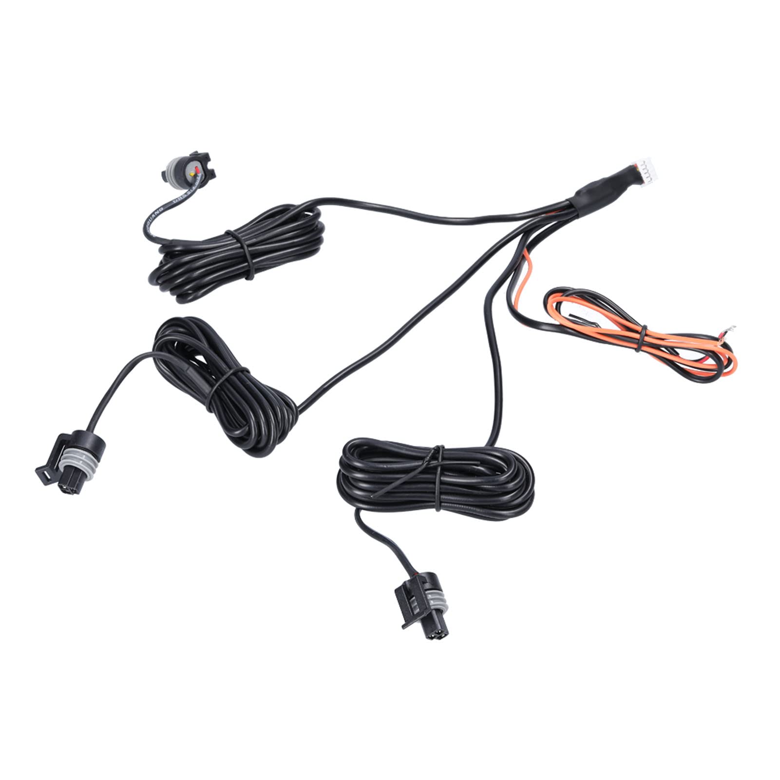 Jauge de pression d'air à triple affichage LED jauge de suspension pneumatique numérique 0-220PSI avec 3 capteurs 1/8NPT Kit de jauge de pression de suspension de sac gonflable