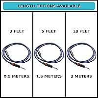 Vista 7 de Evidence Audio Cable de altavoz Siren II de 3 pies recto a recto de 1/4 pulgadas