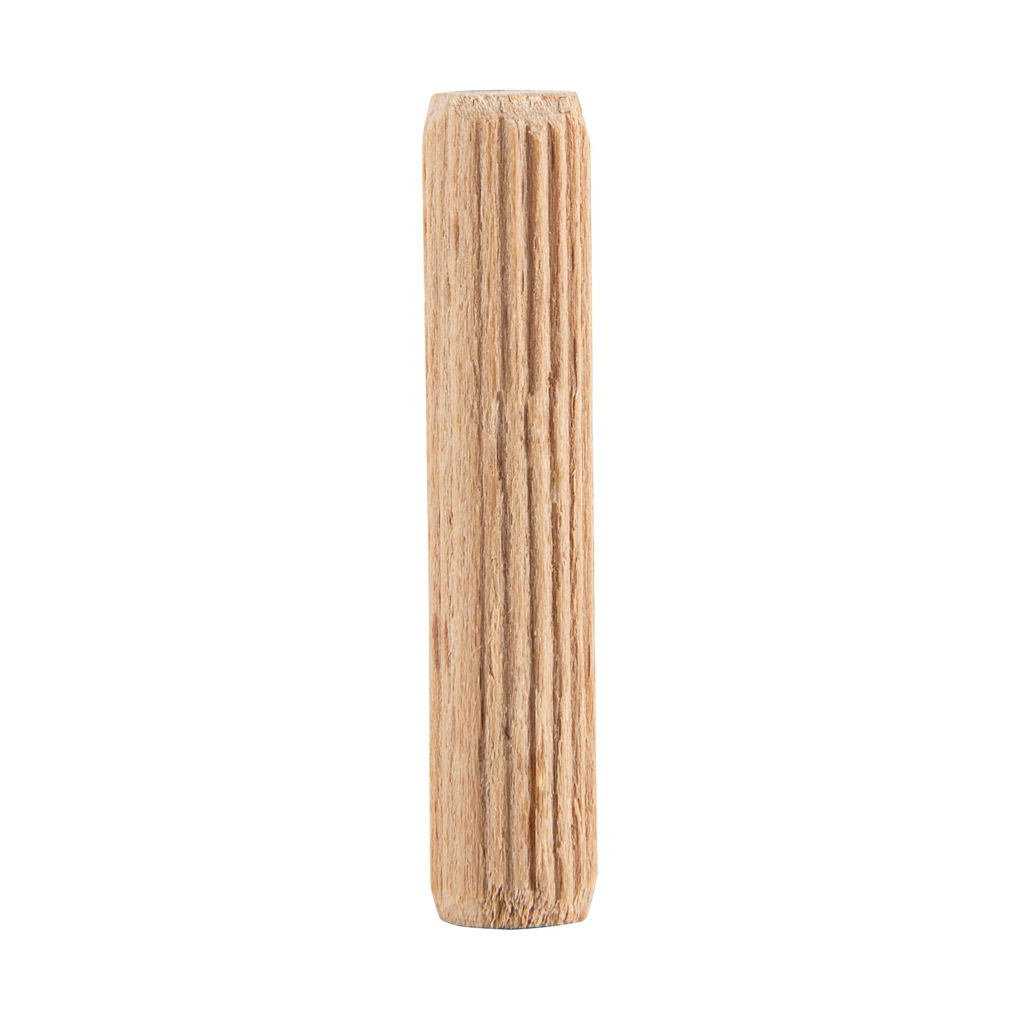 Trend Grain/Light Wooden Dowels, 8 X 40 Mm, 50 Pack, Beechwood With Full-Length Glue Grooves, Fsc Certified, Dwl/8X40/50