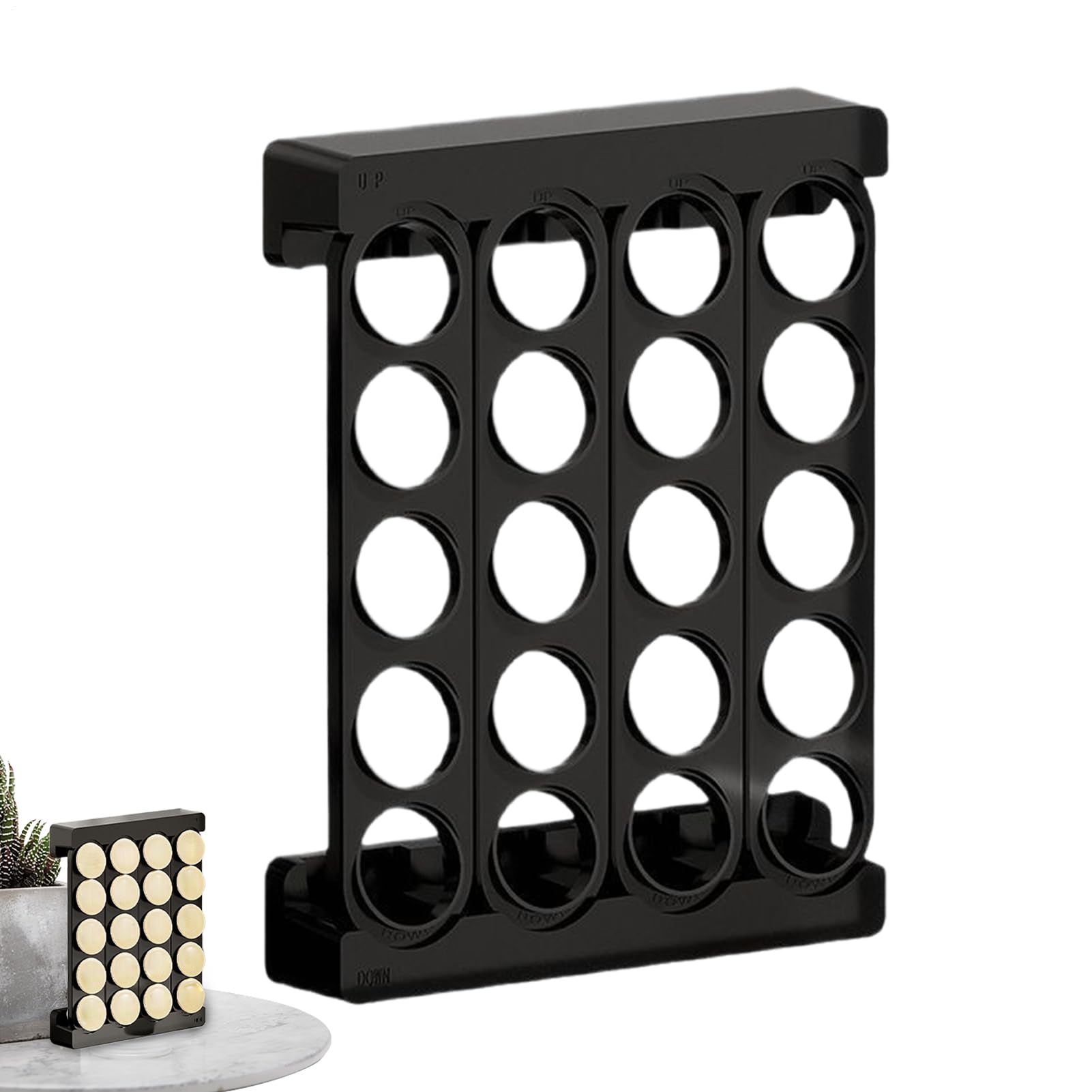 Support pour capsules de café avec affichage organisateur de dosettes