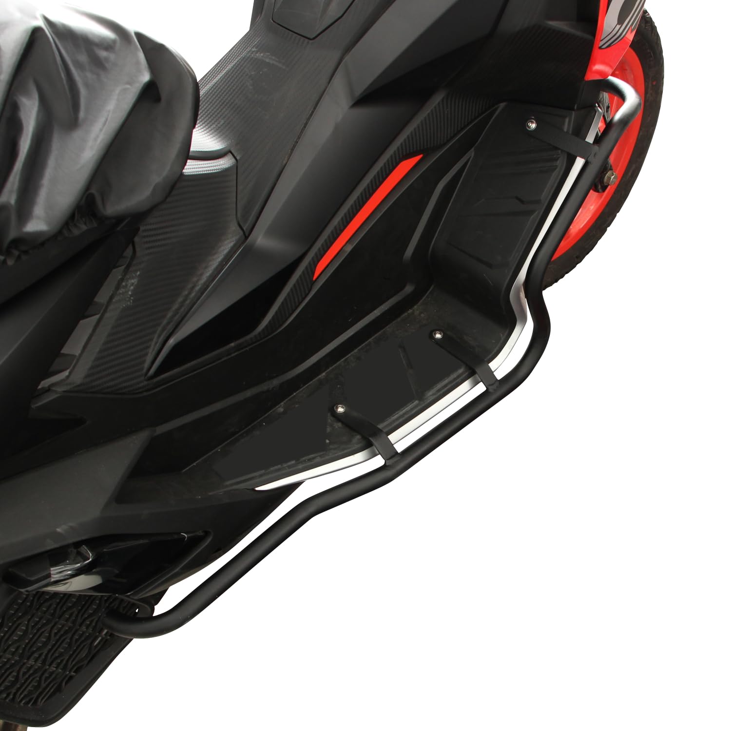 GP Kompozit Protección de Guardamotor y Barra Anticolisión Negra Compatible para Aprilia SR GT 125 / SR GT 200 2022-2023