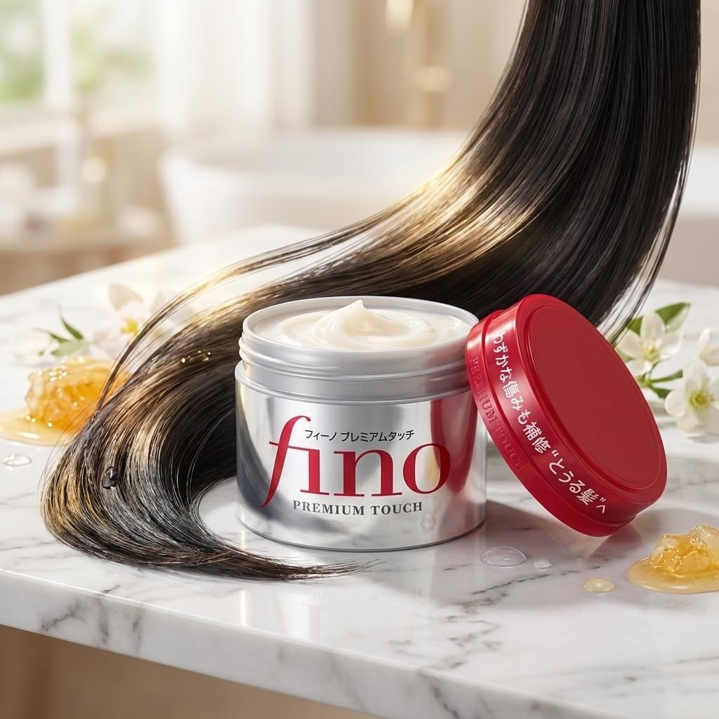 Lote de 2 envases de 230 g - Fino Premium Touch Hair Mask