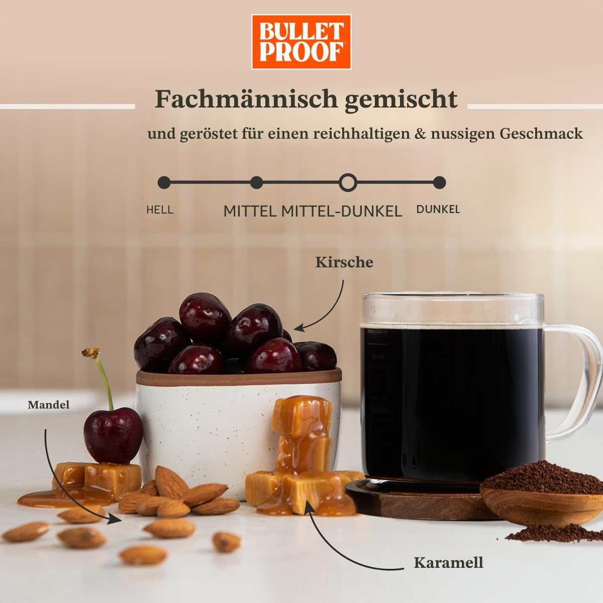 Bulletproof 'The Mentalist' Dunkle Röstung Ganze Bohne 340g