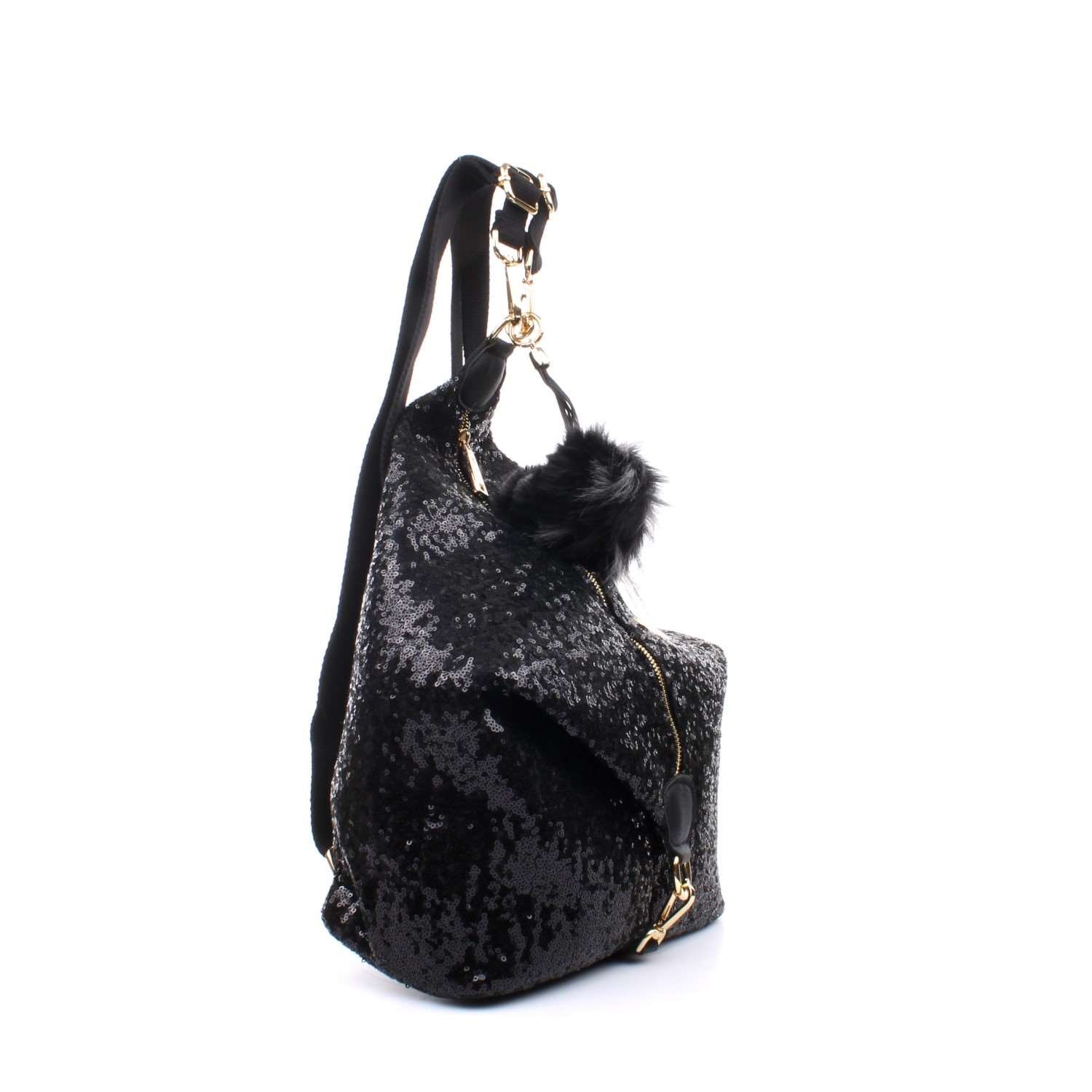 Cafè Noir LBIH001010TG1 I17.010 Nero TG1 Zainetto Paillettes