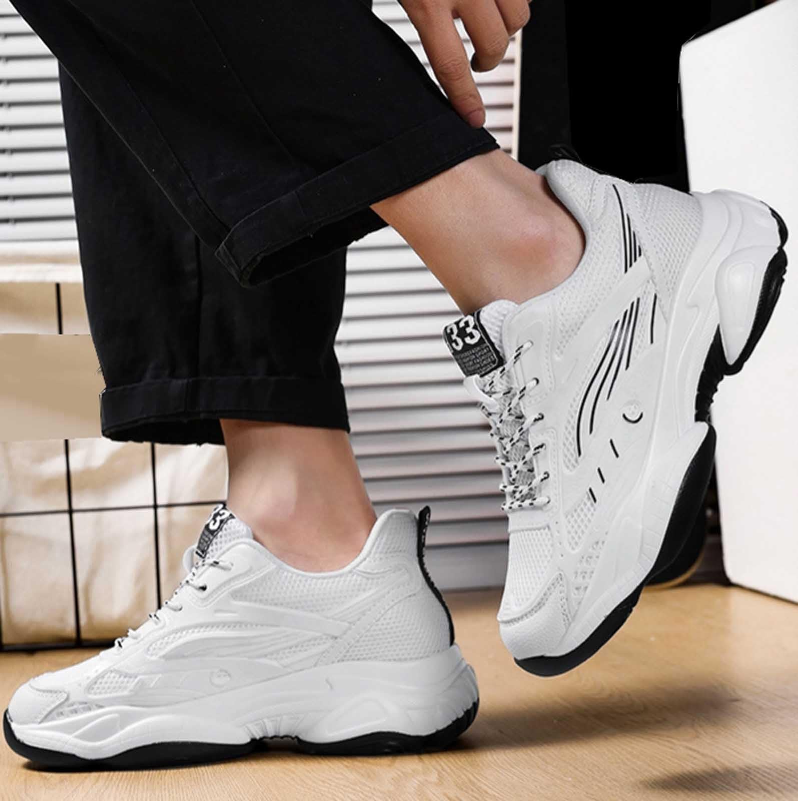 Scarpe Padel Uomo Scarpe Ginnastica Uomo Sport da Jogging Running 43 Fitness Volley Runner Donna Calze Palestra 46 Pelle 44 42 Nere Sneaker Alte Sportive Sneakers Bianche Invernali Autunnali
