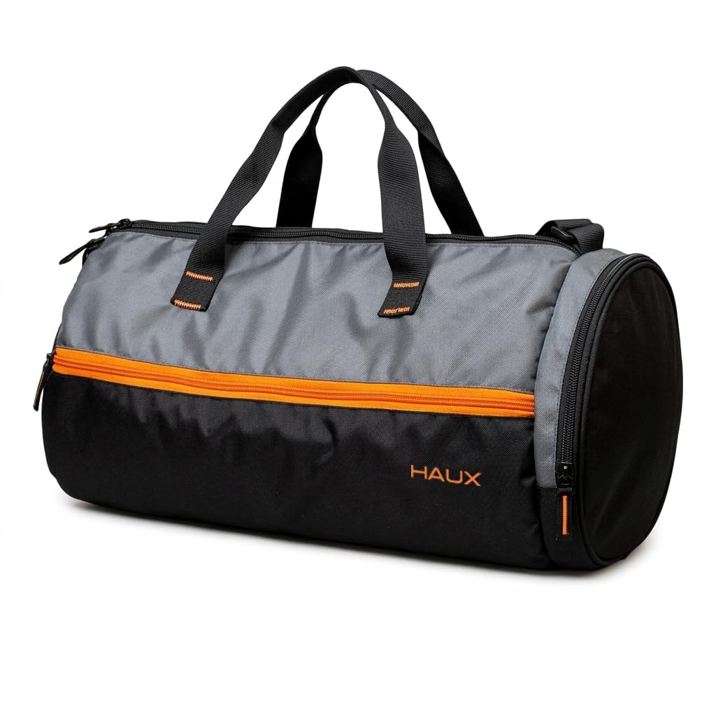 Gym Bag for Men & Women with Separate Shoe Compartment, Large Unisex Duffle Bag for Gym, Travel & Sports, Adjustable Shoulder Strap, Space for Shoes & Towel-image-41