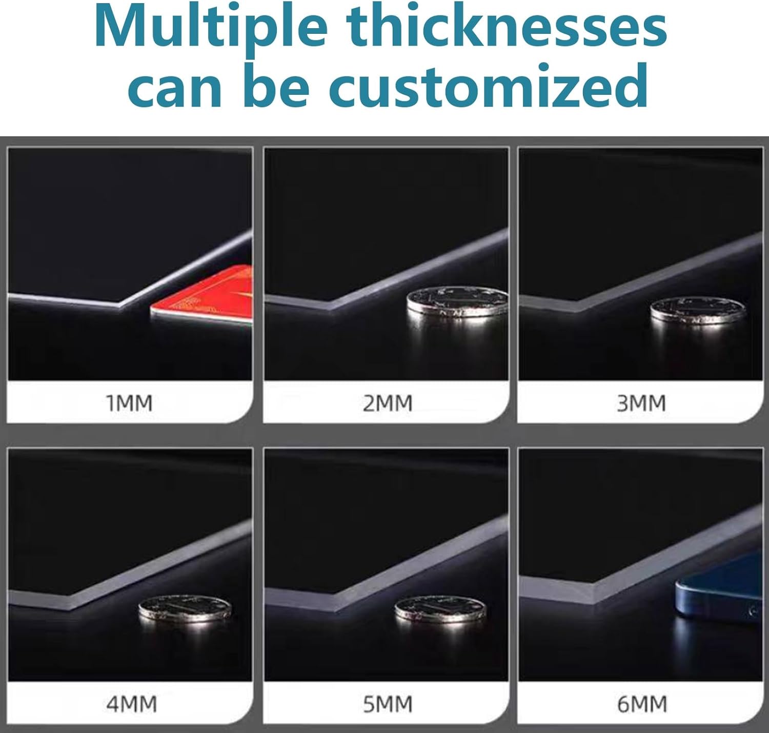 Polycarbonate Roofing Sheet, 1mm Thick Clear Greenhouse Panel - Cuts Easily, Not Easily Deformed, Replacement for Shed, Patio & Partition Outdoor Use