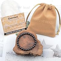 Vista 218 de MASSIVE BEADS Pulsera elástica de yoga hecha a mano con piedra natural, cristal curativo, energía, regalos para adultos unisex de 0.157 in, 0.236