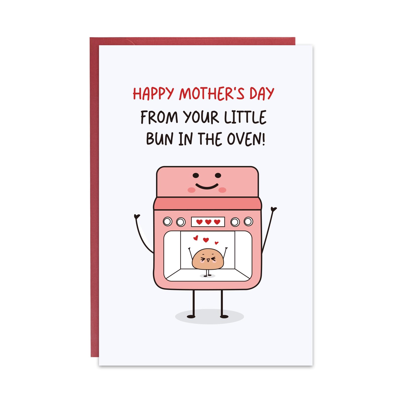 Ithmahco First Mother's Day Gifts For New Mom, Mothers Day Card For Pregnant Expecting Mom, Moher To Be, First Time Moms Cards From Husband