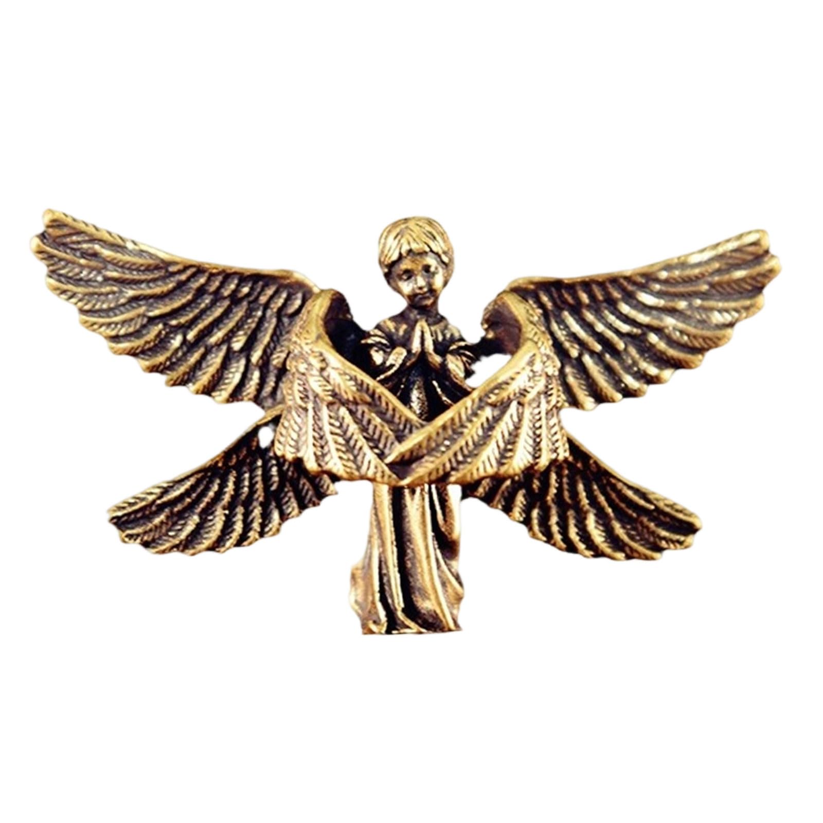 Zbiianxer B Rass Winged Figurine With Detailed Home Decoration Desktop Statue Lessing Art Sculpture Rass Figurine
