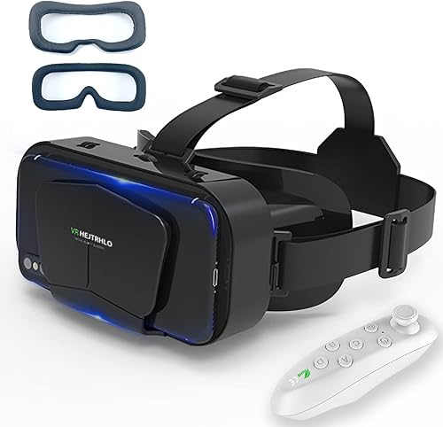 VR Headset Virtual Reality VR 3D Glasses VR Set 3D Virtual Reality GogglesAdjustable VR Glasses Support 72 Inches
