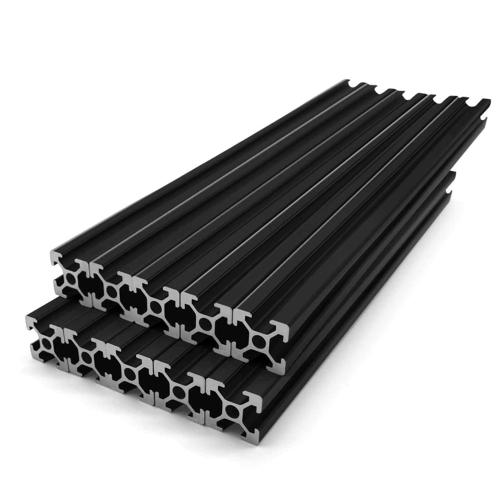 10pcs t slot 2020 aluminum extrusion european standard 1220mm(48’’) length anodized extruded aluminum for cnc diy 3d printer and industrial bracket making