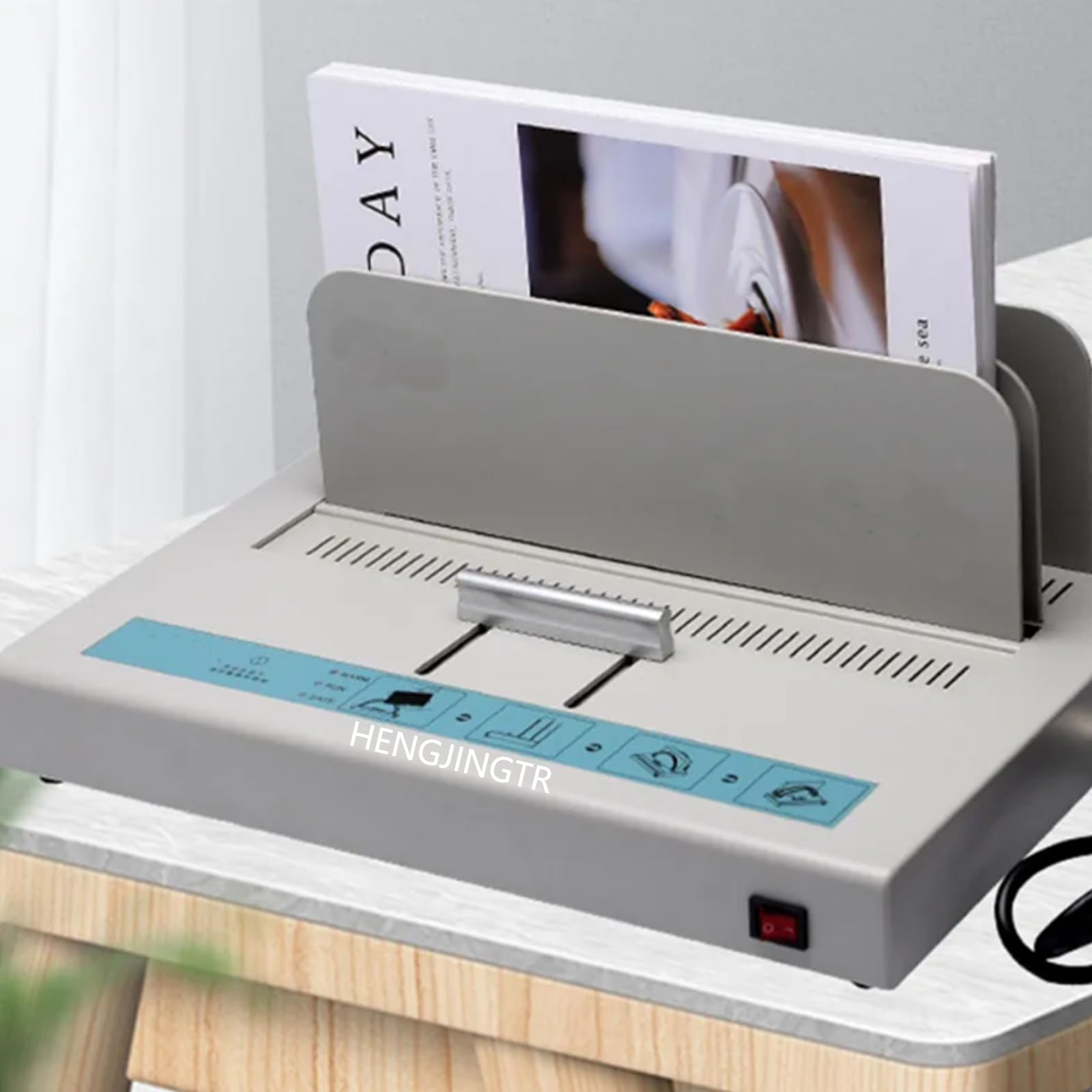 Macchina di Rilegatura Termica Desktop Elettrica da 100 W, 220 V 1-50 Mm Spessore di Legame Macchina di Legame Termico Universale per Documenti E Libri per Ufficio Vincolanti