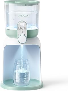 Momcozy Formula Dispenser with Dual Night Lights, 57oz Water Tank, 6 Temp Settings for Easy Night Feedings & Breast Milk Mixing