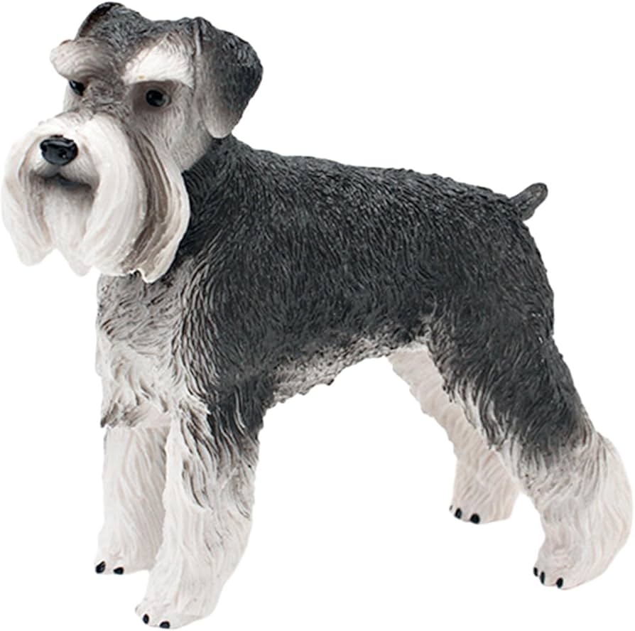 Amazon.co.jp: UxicRuya リアルな犬の置物、子供用の標準的な