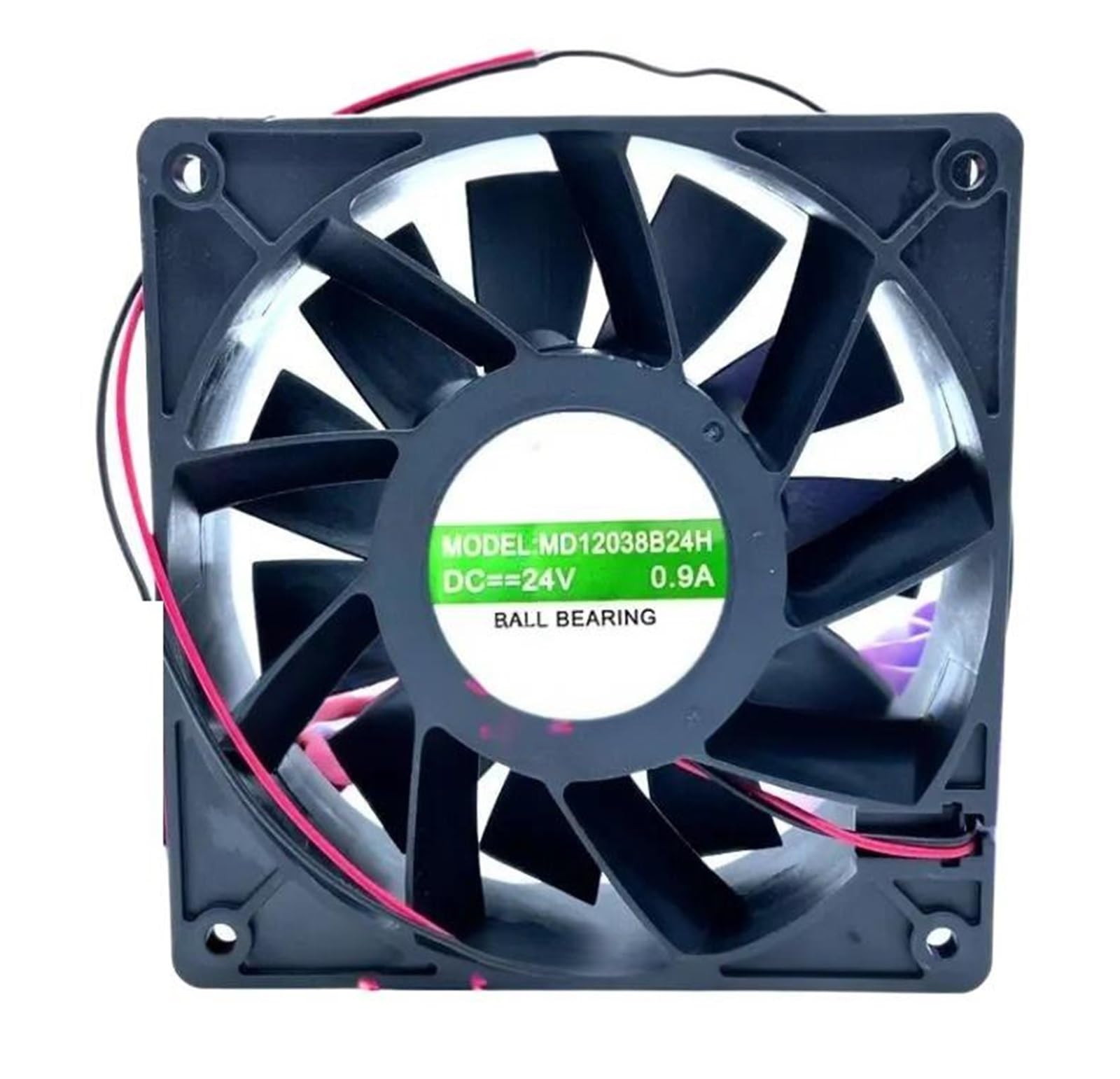 Xbnyighna One Color Md12038b24h Dc 24V 0.9A 120X120x38mm 2-Wire Cooling Fan