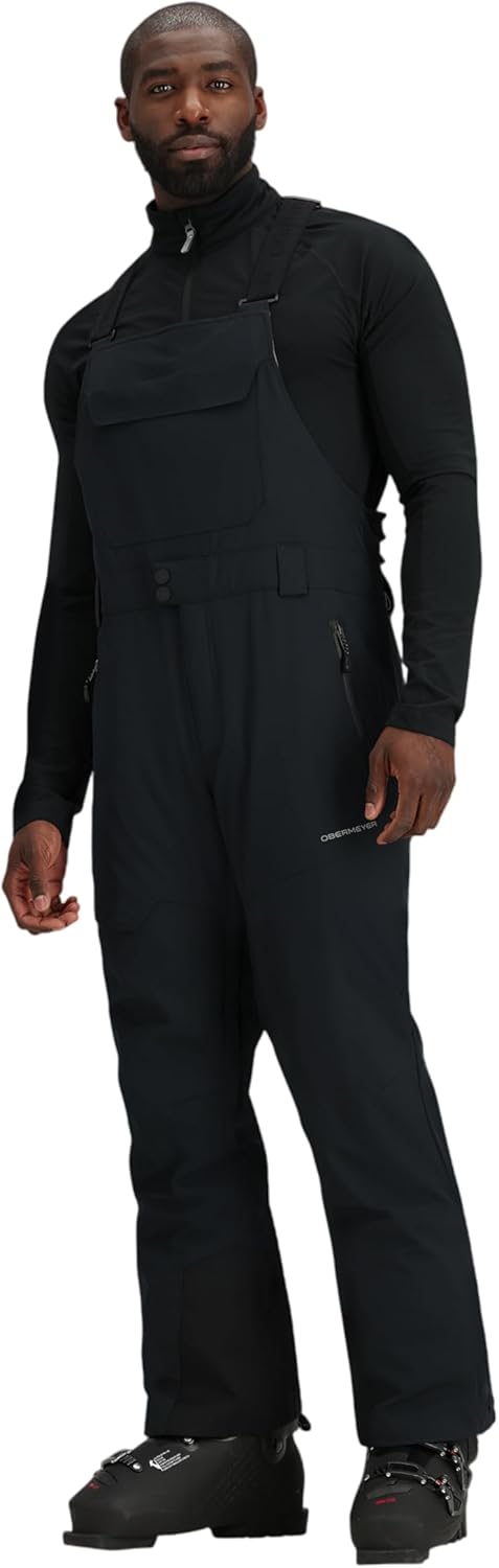 Obermeyer Mens Perseus Ski Bib Pants, Insulated and 15K mm Waterproof Breathable with 2-way Stretch - Image 2