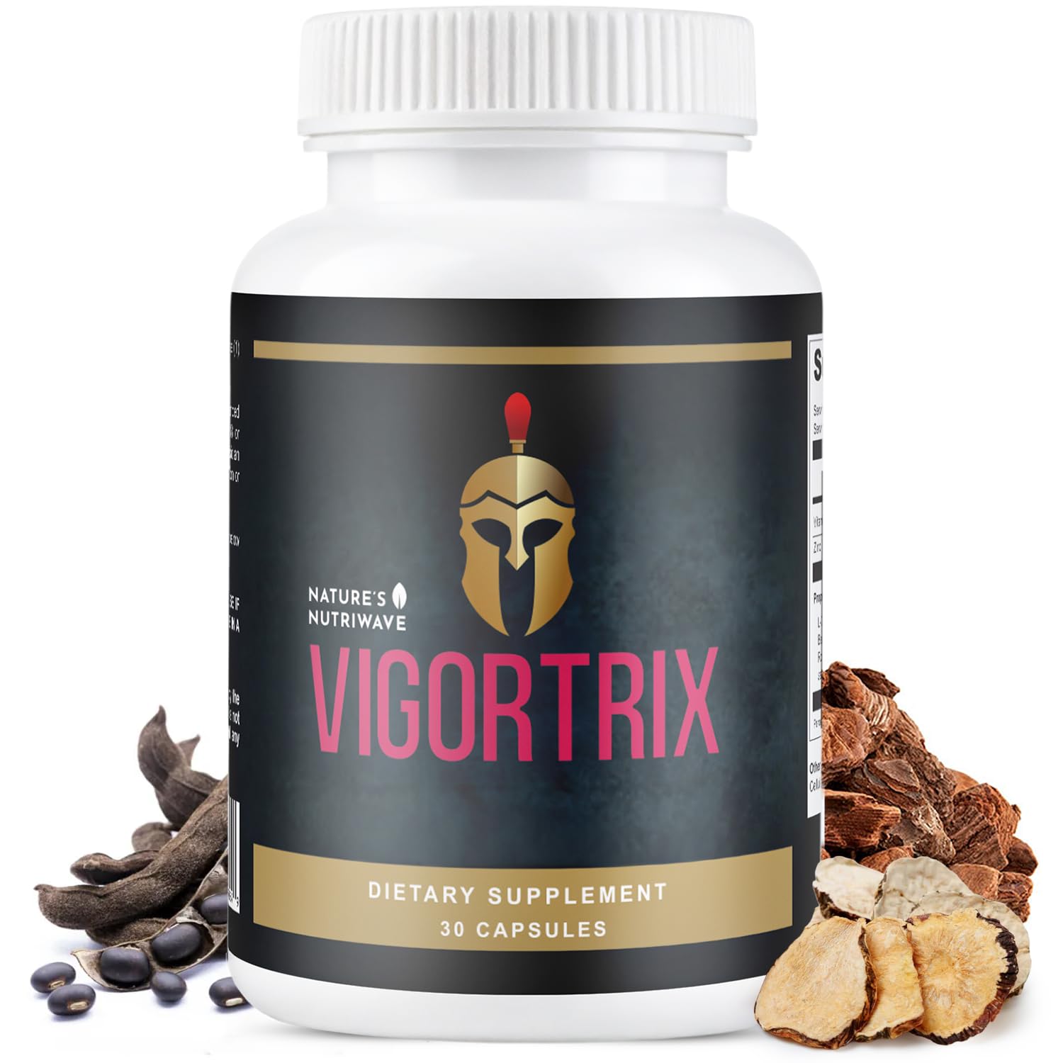 Vigortrix – Niacin, Zinc & Herbal Blend – 30 Ct, 1 Month Supply | Niacin, Zinc & herbal blend, plant-based | Made in USA | Easy-to-swallow daily capsule