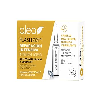 ALEA - Hydrating Hair Ampoules - Flash Ampoules - 3 x 15 ml - Intensely Nourishes Hair - Adds Strength and Resilience - Split End Repair - Prevents Breakage - Shinier Hair