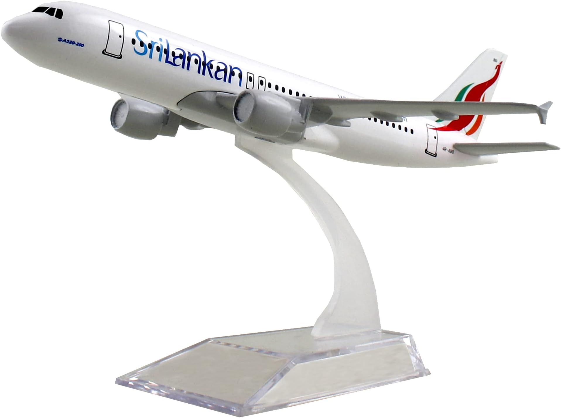 Srilankan Air Lines16 Cm Size Diecast Alloy Metal Aircraft Aeroplane Model - Multicolor