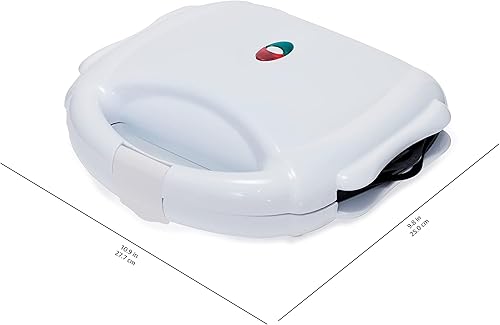 Vista 7 de Tienda Basics Waffle, Sandwichera y Parrilla 3 en 1 Blanco, 700W