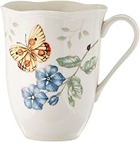 Vista 127 de Lenox Butterfly Meadow 817046 - Juego de 6 platos para aperitivos, 3.05 libras