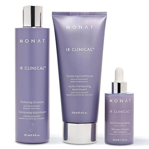 MONAT Kit de cuidado del cabello IR Clinical System - Kit avanzado de restauración capilar con fórmula eficaz para fortalecer el cabello - Sistema