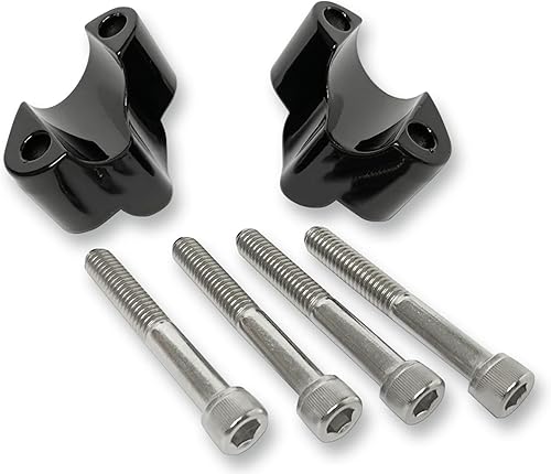 LA Choppers LA-7433-01B Extensiones elevadoras de manillar de 1 pulgada