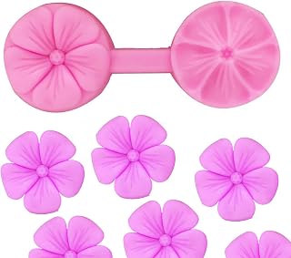 Flower Silicone Mold for Chocolate, Candy, Ice, Cupcake, Cake Decoration - Food-grade Small Flower Shape for Party, Wedding, Jelly, Baking