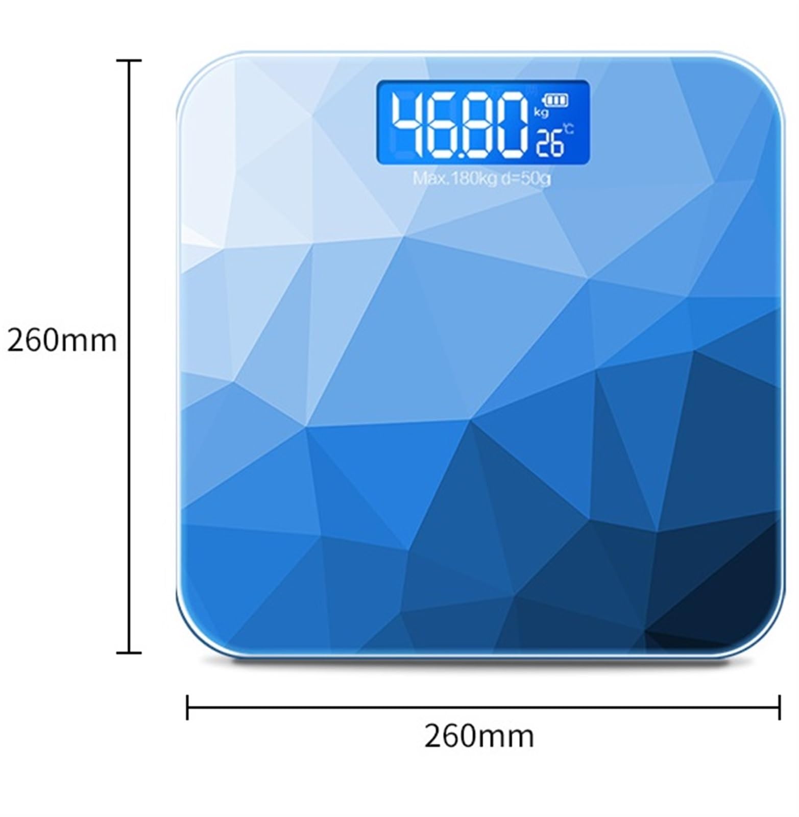 Báscula De Peso Corporal Báscula para Peso Corporal con Pantalla LCD, Báscula De Baño, Báscula Electrónica Digital para El Hogar Bascula De Baño