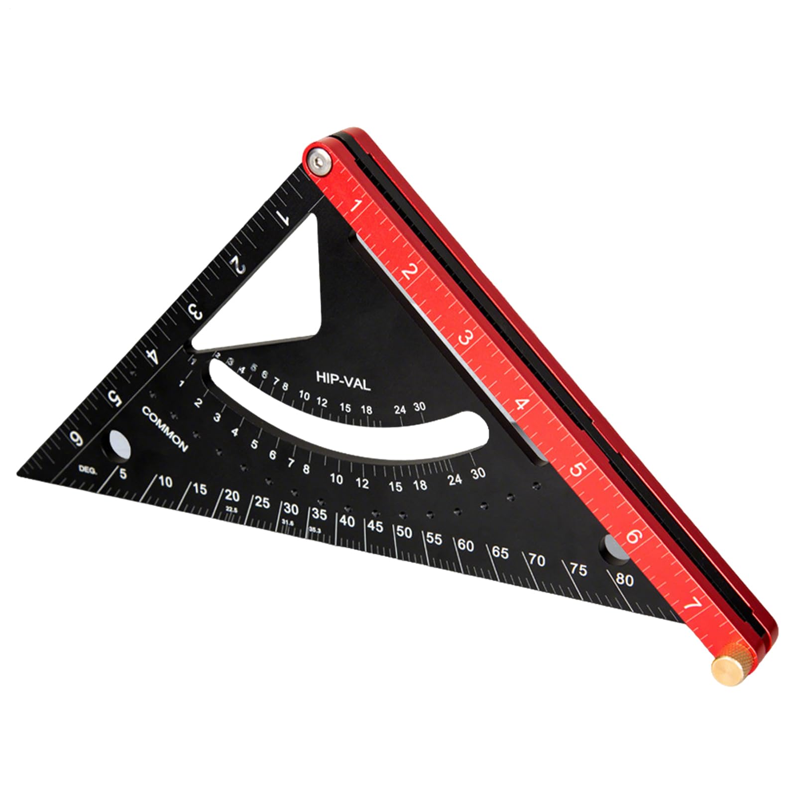Escuadra Carpintero Aluminio Regla Triangular Medidora De Ángulos Y Trazado | Escuadra de Cabrios para Mejora del Hogar, Manualidades, Carpintería, Construcción y Pasatiempos
