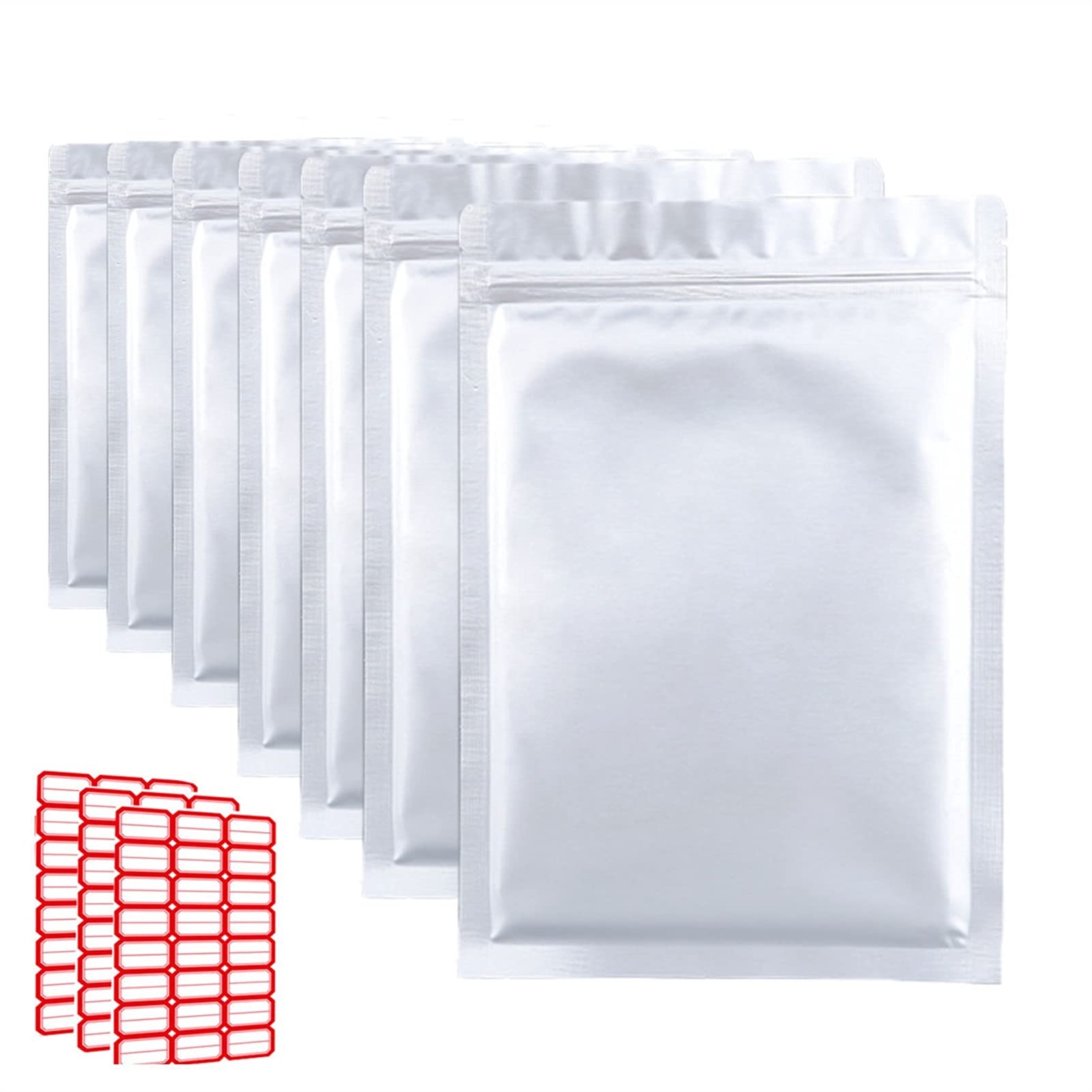100 Pièces Sac Refermable, Ziplock Sachet Sacs De Thermoscellage En