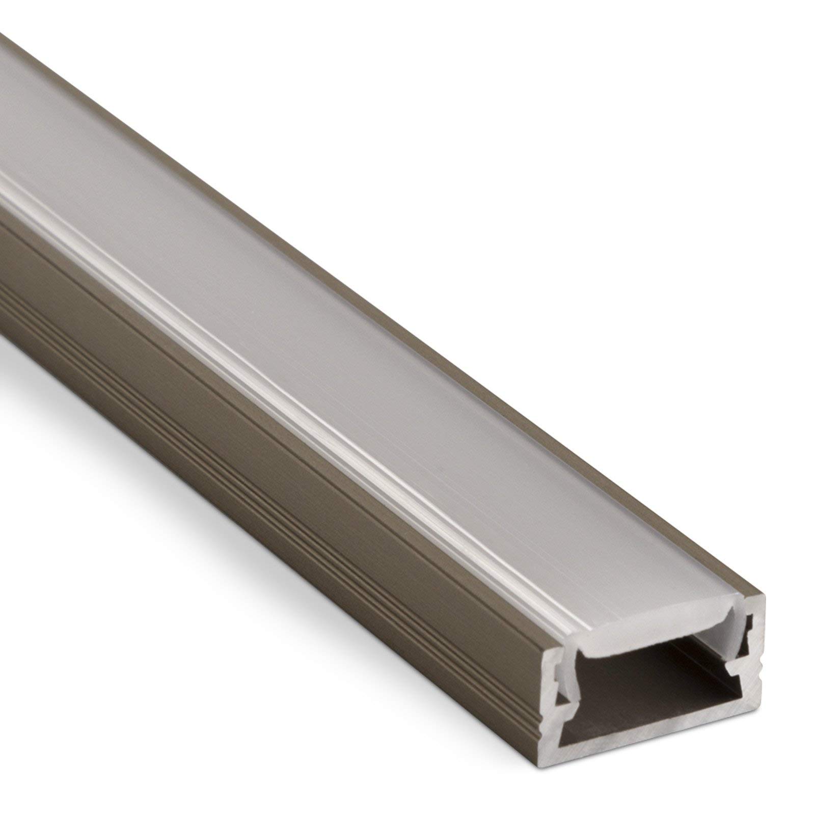 SOTECH 5 x Profilo-11 LED Finitura in Acciaio Inox 2000 x 14 x 7 mm