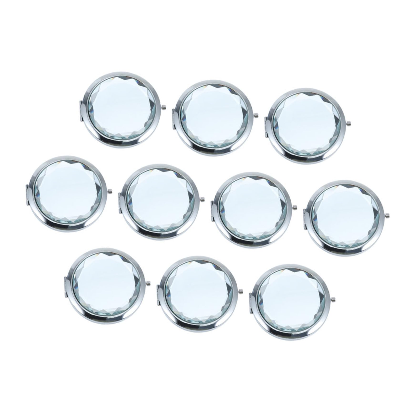 Miroir compact de maquillage portable pour vos retouches beauté rapides durant vos voyages