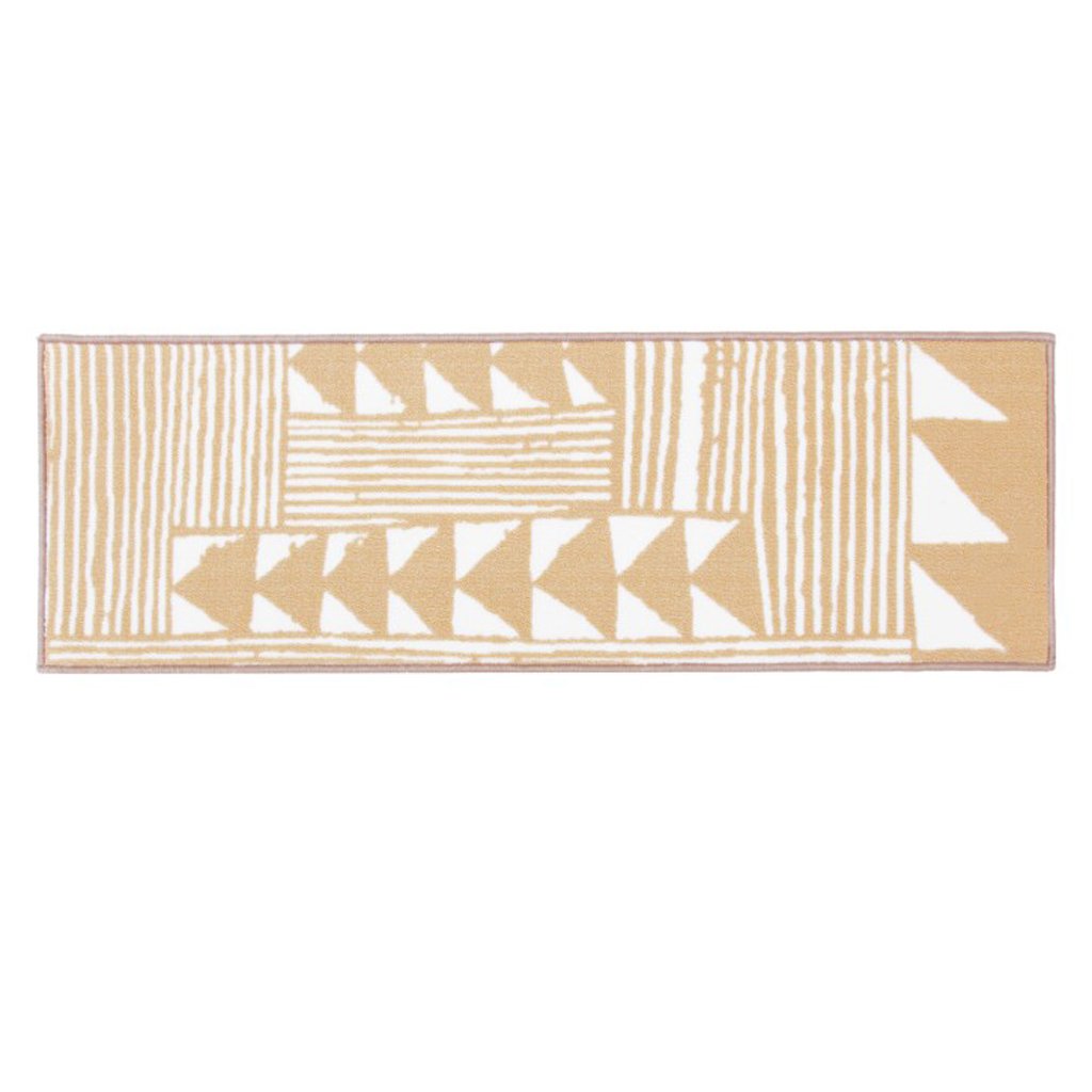 Tapis antidérapant lavable jaune ultra doux idéal pour l'entrée et la cuisine moderne