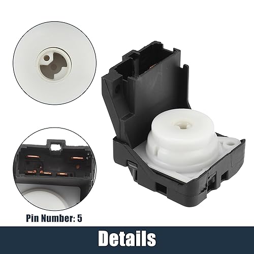 Miniatura 4 de uxcell Interruptor de arranque con cerradura de encendido, enchufe de arranque de repuesto para Honda CR-V 2002-2011 para Honda Civic 2006-2011 para