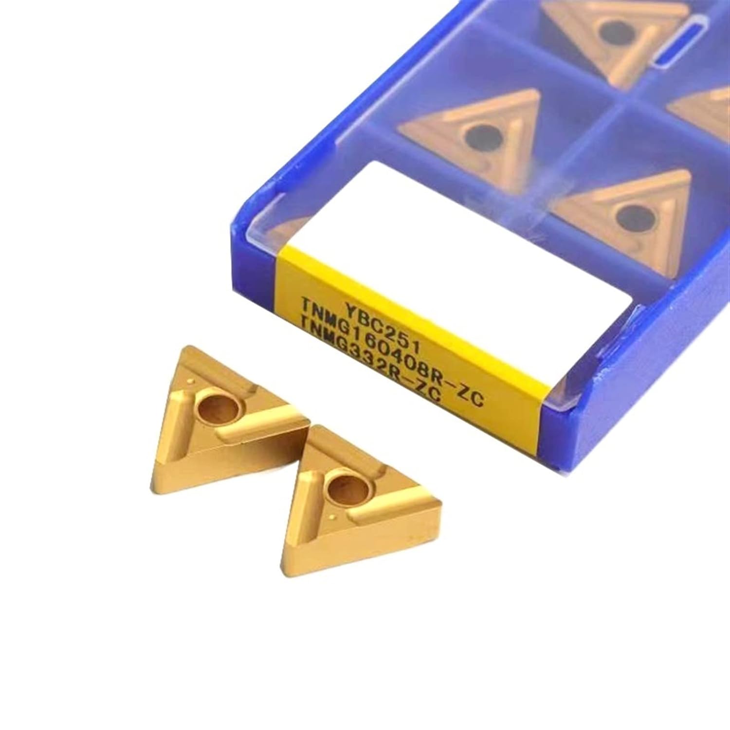 Indexable Carbide Lathe Tool 10pcs Carbide Insert TNMG160408R-ZC YBC251 CNC Lathe Turning Tool Metal Cutter Blade