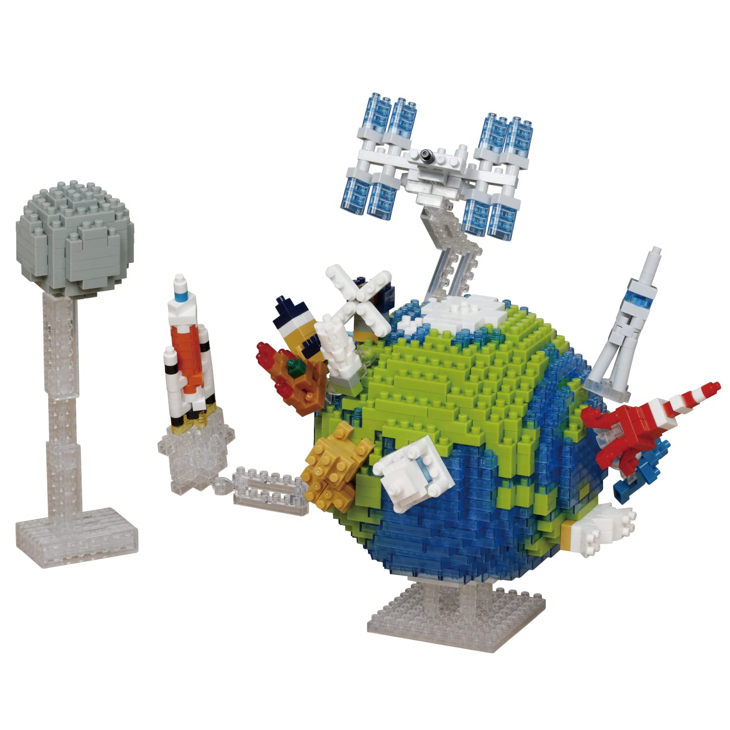 Amazon.com: nanoblock - Space - Planet Earth & The Moon, Advanced