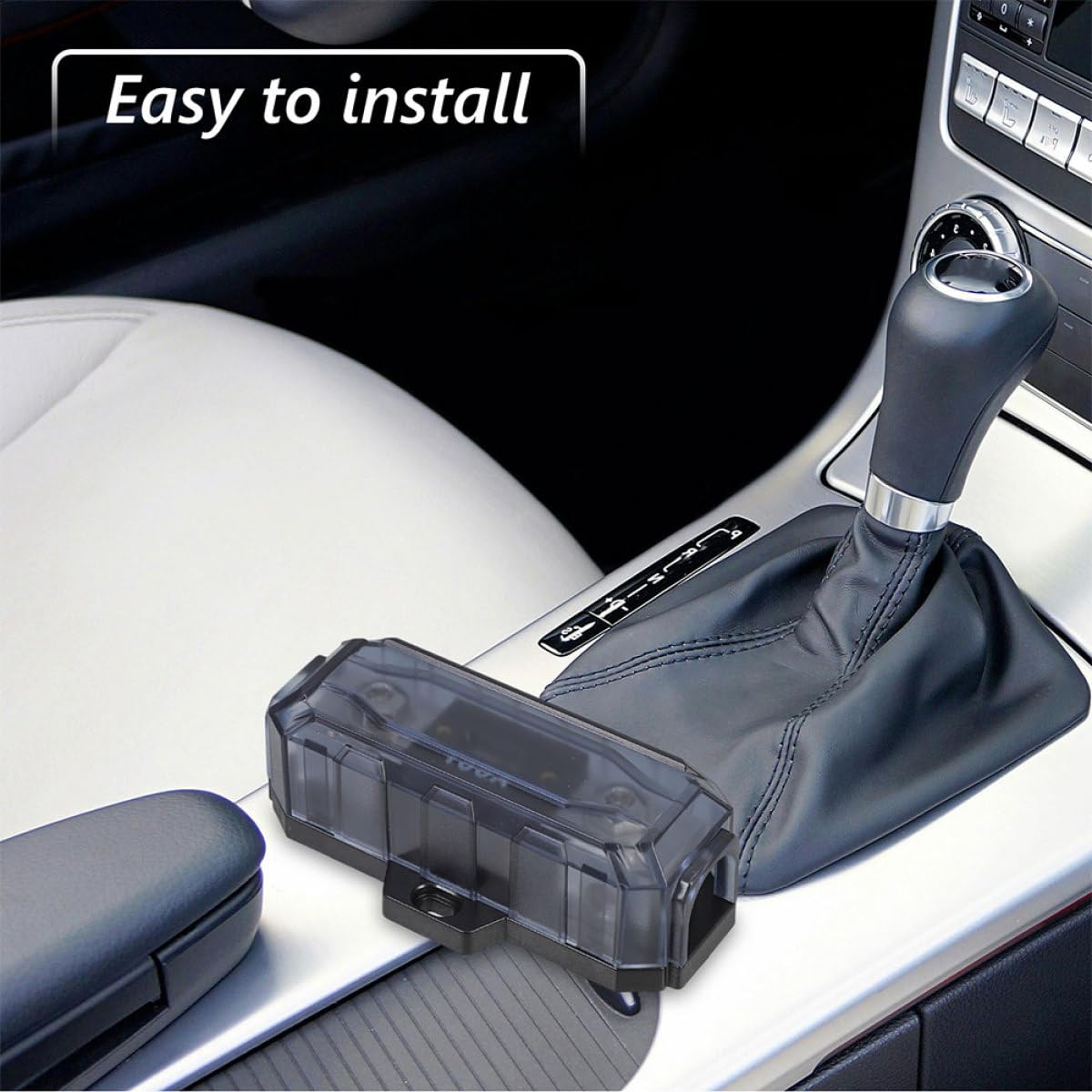 Portafusibile Zinco Impianto Auto Lega 100a per Audio di 2 Pezzi