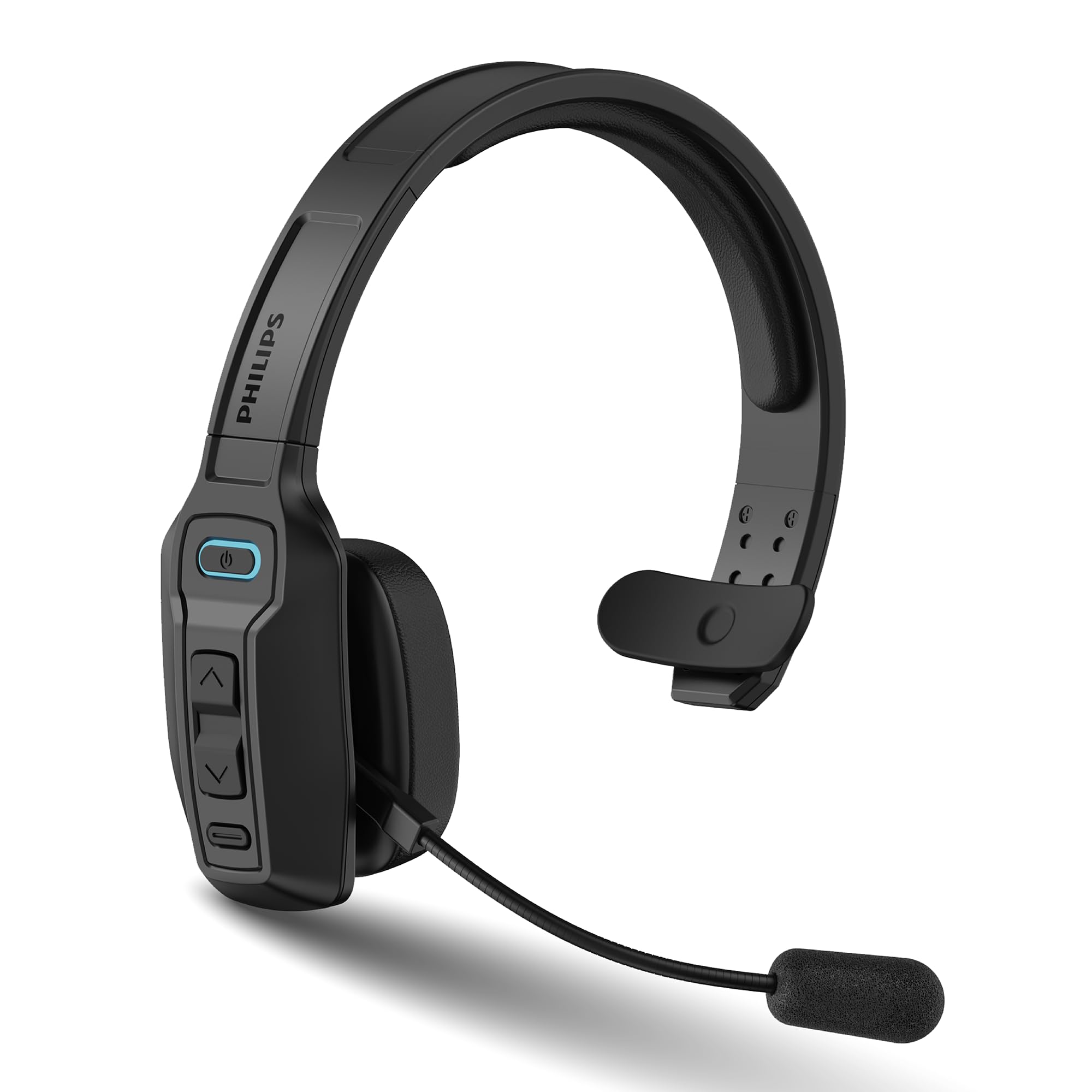 philips trucker bluetooth headset mic noise-canceling