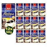 Melitta MONTANA Premium Filterkaffee 12x 500g (6000g) - Melitta Café gemahlen