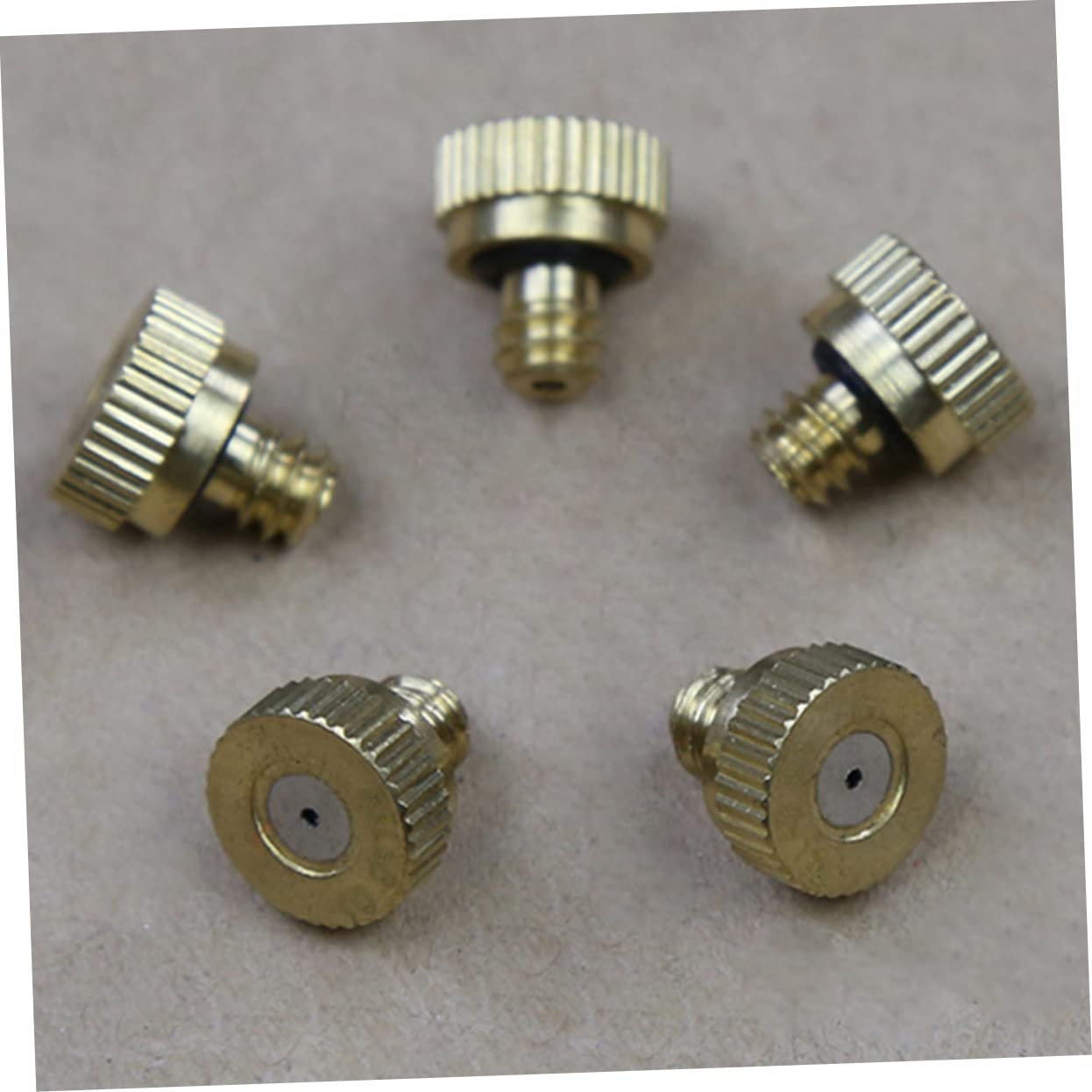 INOOMP Lot De 3 Buses en Laiton pour Brumisation Extérieure Basse Pression Installation Facile pour Jardin 32 Pièces X 3